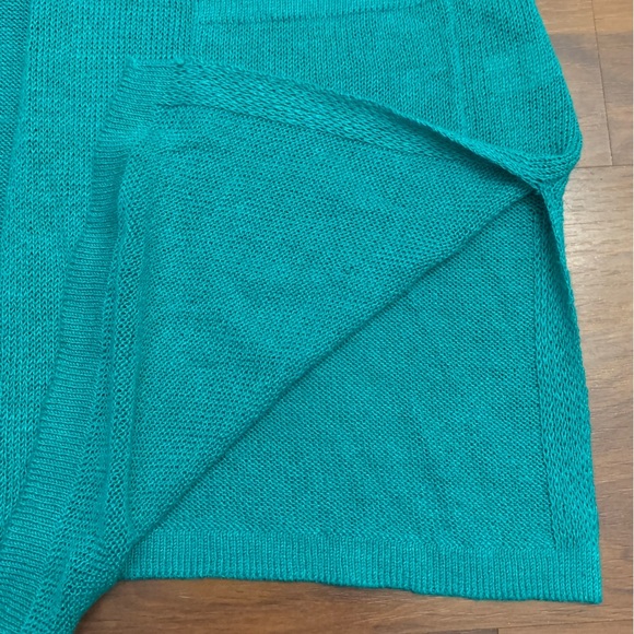 J. Jill Linen Woven Open Cardigan Boho Sweater - Picture 3 of 12